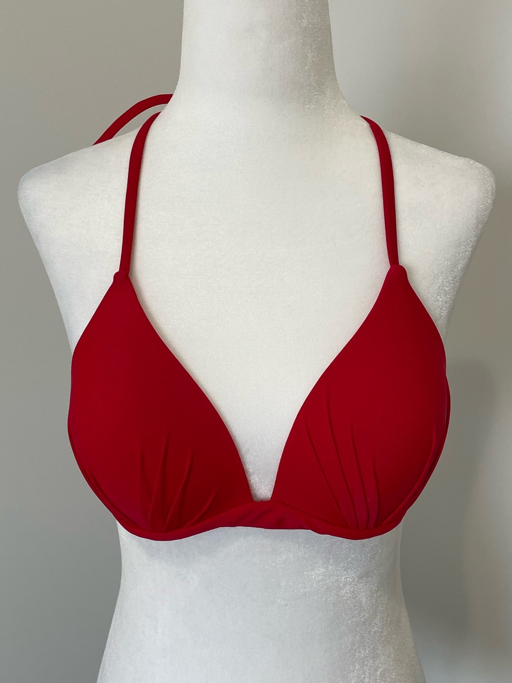 Red Push Up Bikini Top - Size Medium